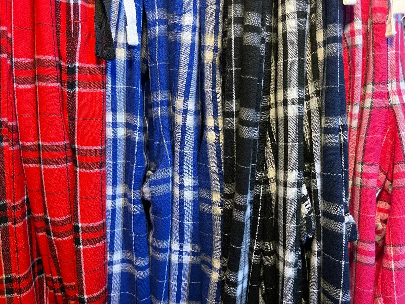 Equestrian Team Apparel- Plaid Flannel Sweat Pants (no logo)