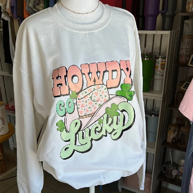 Howdy Go Lucky Crewneck