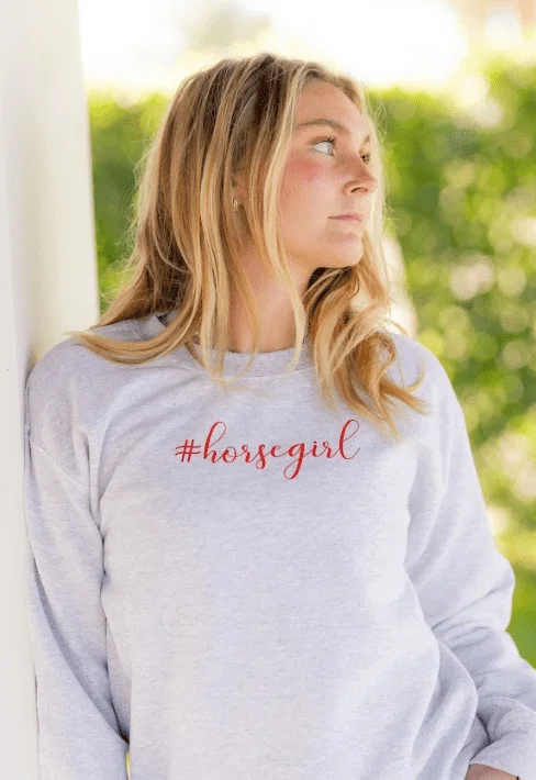 TKEQ- #HORSEGIRL Sweatshirt