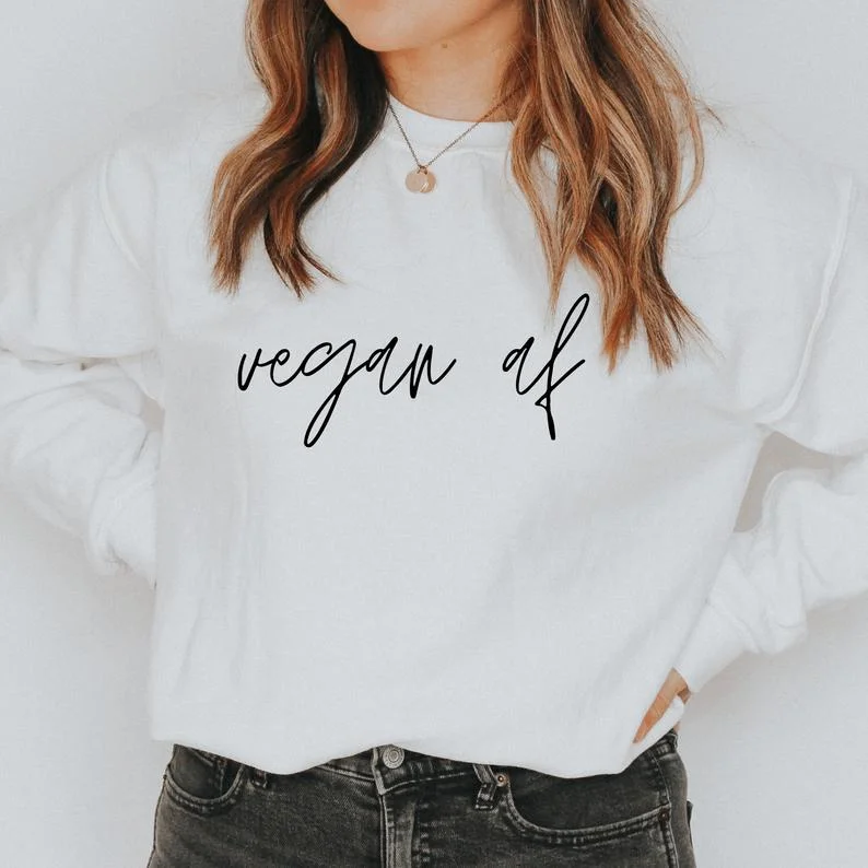 Vegan AF - MINIMAL : Winter Sweatshirts