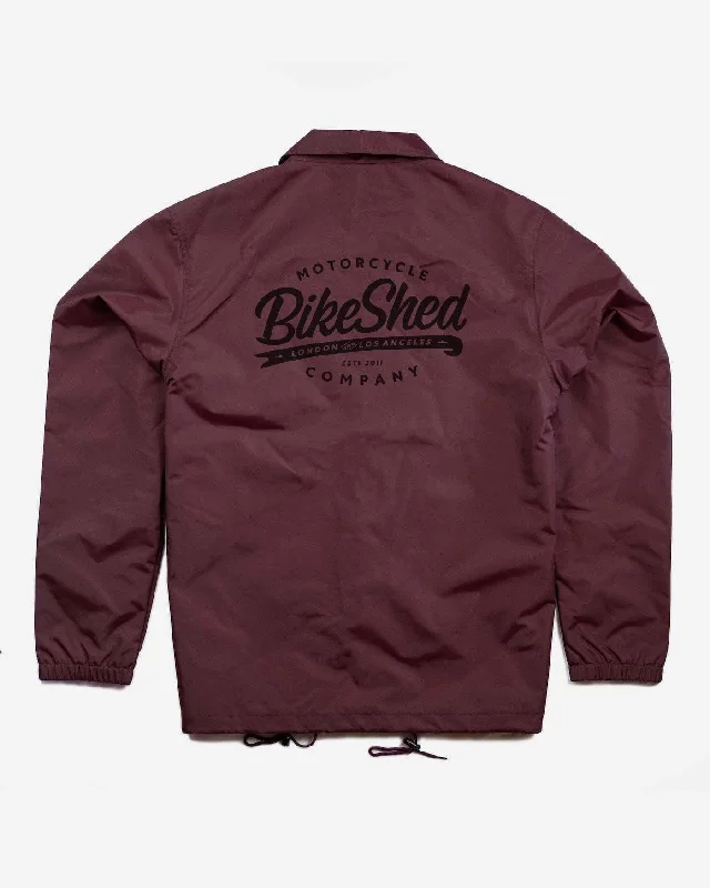 BSMC Company Coach Jacket - Burgundy