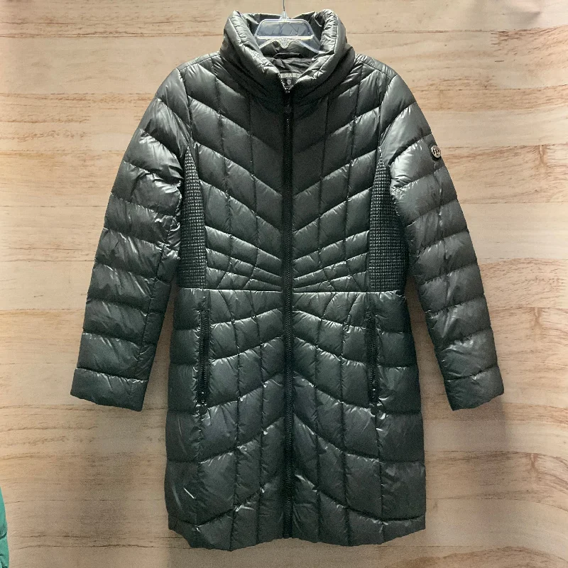 Coat Puffer & Quilted By Bernardo In Grey, Size: M