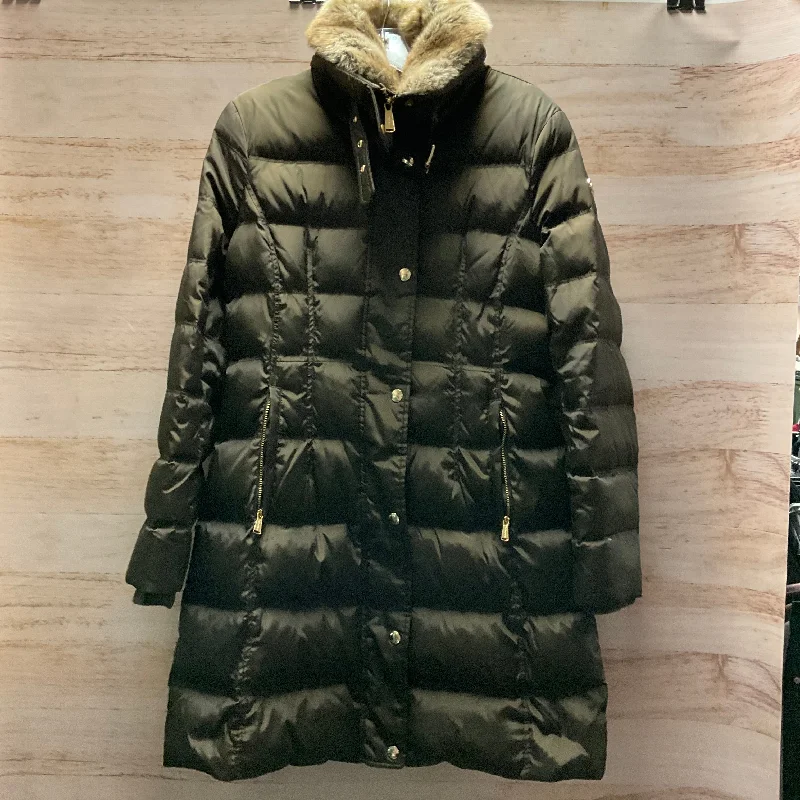 Coat Puffer & Quilted By Michael By Michael Kors In Green, Size: M