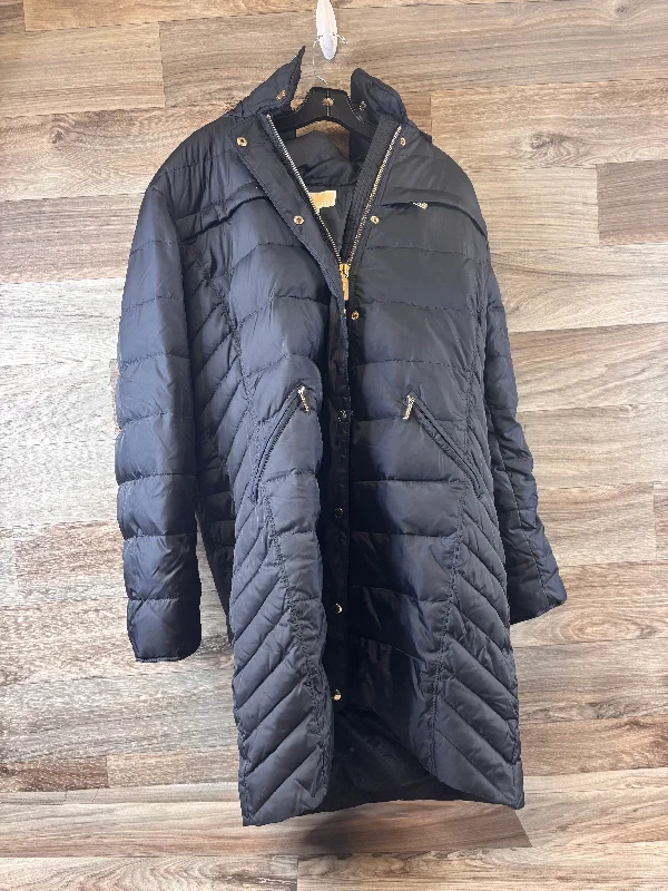 Coat Puffer & Quilted By Michael By Michael Kors In Navy, Size: Xl