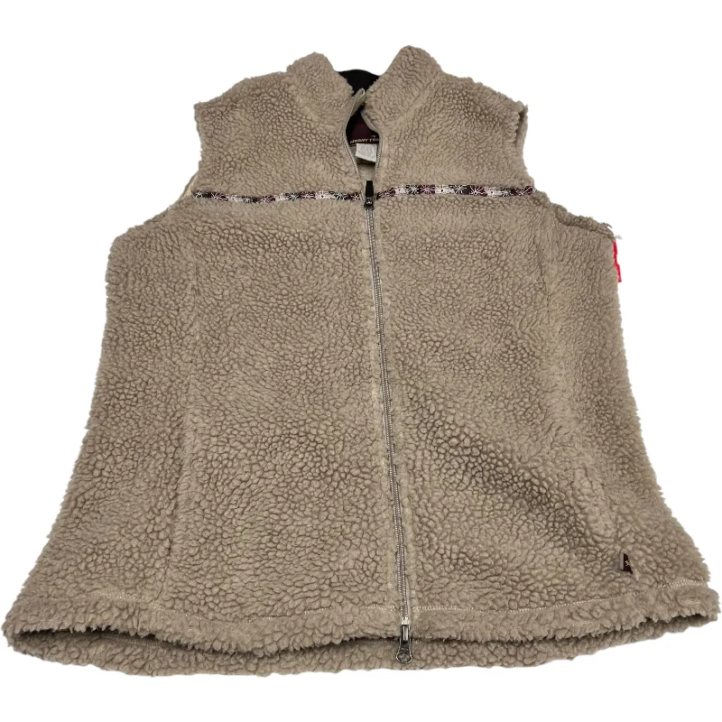 Vest Faux Fur & Sherpa By Horny Toad In Brown, Size: L