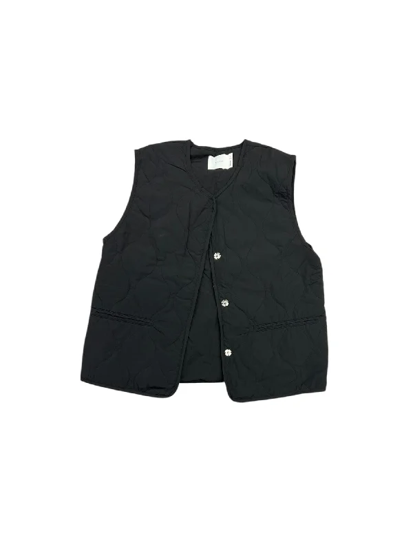 Vest Puffer & Quilted By Clothes Mentor In Black, Size: S