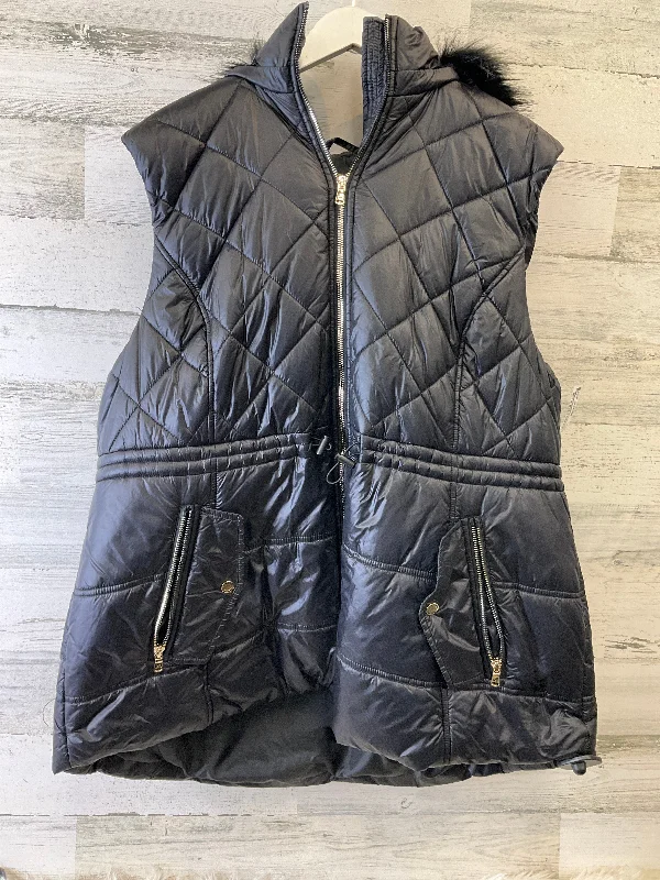 Vest Puffer & Quilted By Michael Kors In Black, Size: 2x