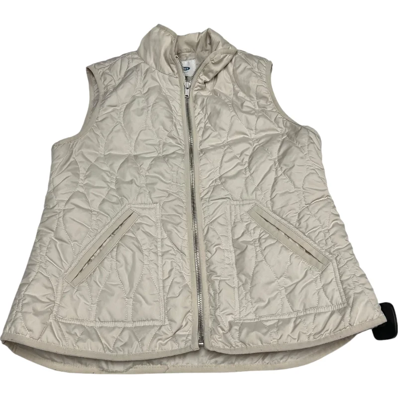 Vest Puffer & Quilted By Old Navy In Cream, Size: Sp