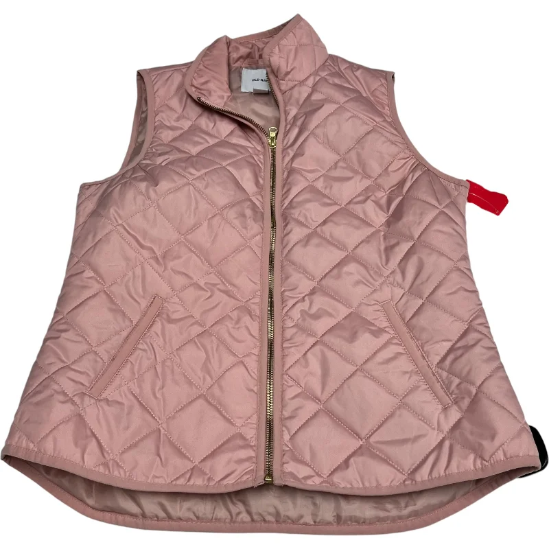 Vest Puffer & Quilted By Old Navy In Pink, Size: S