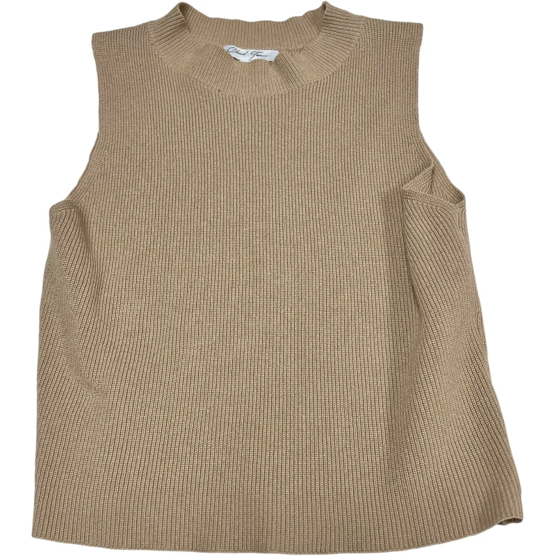 Vest Sweater By Cloud Ten In Cream, Size: M